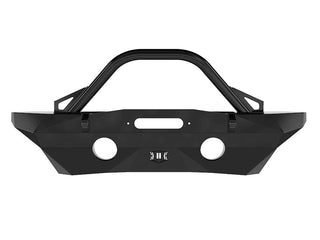 ICON Pro Series Mid Width Front Recessed Winch Bumper (FRONT): Jeep Wrangler JK (2007-2018) w/ Bar and Tabs