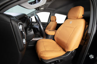 Covercraft 11-20 Dodge Durango Carhartt PrecisionFit Custom Front Row Seat Covers - Brown