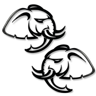 American Brother Designs HELLEPHANT Cutout Exterior Badge: Dodge Challenger / Charger 2015 - 2023