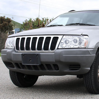 Spec D LED Projector HeadLights (Chrome): Jeep Grand Cherokee 1999 - 2004