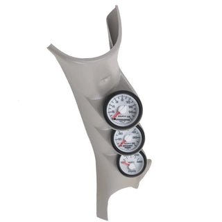 Autometer Triple Pillar Gauge Pod w/ Gauges: Dodge Ram 2002 - 2005