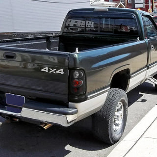 Spec D Euro Tail Lights (Black): Dodge Ram 1994 - 2001