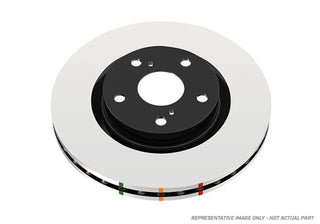 DBA 07-18 Jeep Wrangler w/Standard brakes Front 4000 Series Plain Rotor