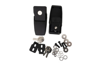 Rampage Locking Hood Catches Black: Jeep Wrangler JL 2018-2019 Sport 2-Door