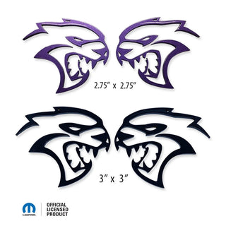 American Brother Designs HELLCAT Cutout Exterior Side Badge: Dodge Challenger / Charger 2015 - 2023