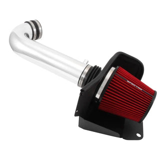 Spectre Air Intake Kit w/ Red Filter and Powder Coated Heat Shield: Fits Most Dodge / Chrysler / Jeep / Ram Models (2002-2026)