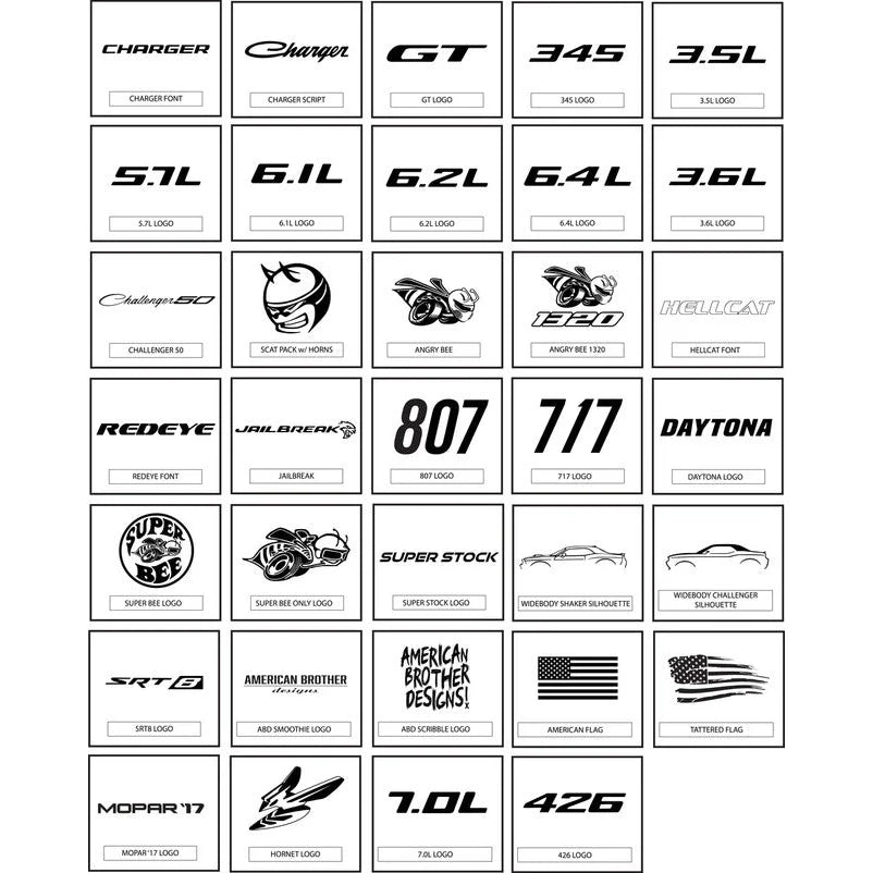 American Brother Designs Coolant Tank Cover: Dodge Challenger / Charger 6.2L SRT Hellcat 2015 - 2023