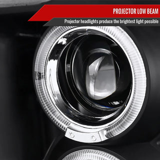 Spec D LED Projector Headlights (Black): Dodge Ram 2009 - 2018