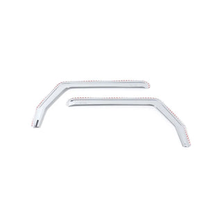 Putco Element Chrome Window Visors (FRONT): Fits Most Jeep Wrangler JK Models (2007-2018)