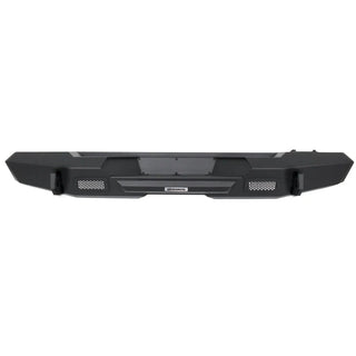 Go Rhino Trailline One-Piece Straight Rear Bumper (REAR): Fits Most Jeep Wrangler Models (2007-2018) - Black Powder Coat