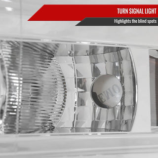 Spec D LED Projector Headlights (Chrome): Dodge Ram 2009 - 2018