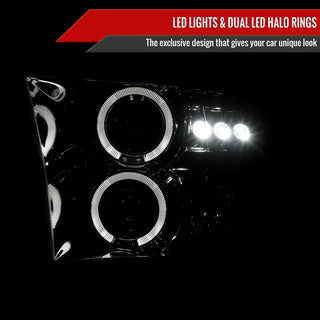 Spec D LED Projector Headlights (Chrome): Dodge Ram 2009 - 2018