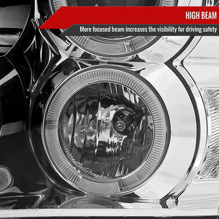 Spec D LED Projector Headlights (Chrome): Dodge Ram 2009 - 2018