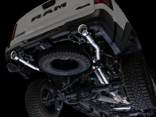 AWE Tuning Dual Rear Exit Catback Exhaust Chrome Tips (REAR): Ram 1500 3.0L 2025-2026