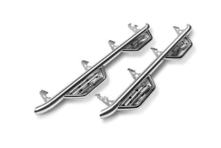 N-Fab Podium SS 2018 Jeep Wrangler JL 4DR SUV - Full Length Polished Stainless - 3in