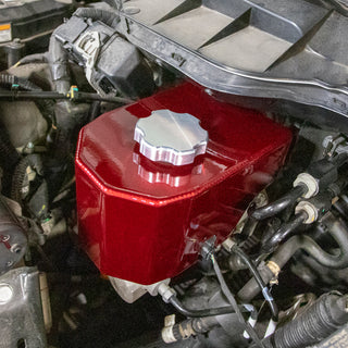 Wehrli Fabricated Aluminum Brake Master Cylinder Cover Candy Red: Ram 2500/3500 2006-2024 5.9L/6.7L Diesel