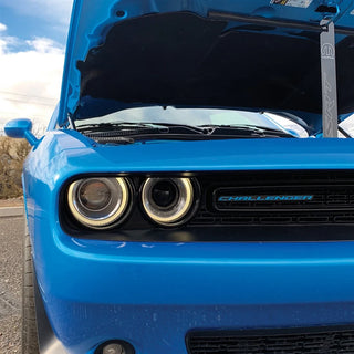 American Brother Designs CHALLENGER Front Grille Badge: Dodge Challenger 2008 - 2023