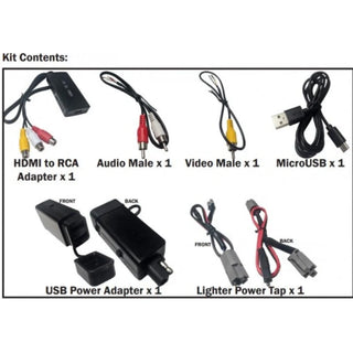 Tazer HDMI AV Input Kit Type A: Fits Most Jeep Wrangler / Gladiator Models (2018-2026)
