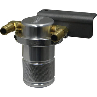 Moroso Small Body Billet Aluminum Air/Oil Separator Catch Can: Dodge Charger / Challenger (2015-23)