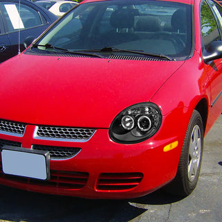 Spec D LED Headlights (Black): Dodge Neon 2003 - 2005