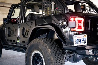 DV8 Offroad Slim Fender Flares: Jeep Wrangler JL 2018-2026 6.4L 392/3.6L V6
