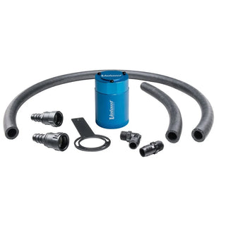 Volant Aluminum Oil Catch Can w/ Mounting Bracket: Fits Most Jeep Wrangler / Gladiator Models (2005-2026) - Blue