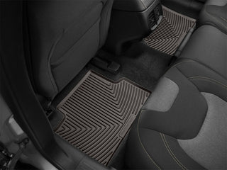 WeatherTech Rear Rubber Mats Cocoa: Jeep Wrangler 2014-2016 3.6L