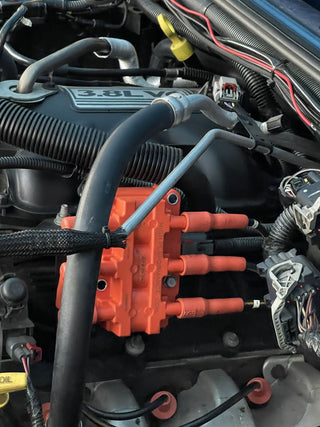 Ripp High Performance Coil Pack: Fits Most Jeep Wrangler Models (2007-2018) - Orange Housing