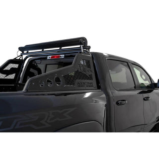 Addictive Desert Designs Race Series Chase Rack w/ Light Actuator and 50" Light Bar Mount: Ram 1500 TRX (2019-2024) - Hammer Black/Satin Black
