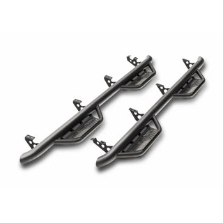 N-Fab Podium LG Textured Black Side Step Bar: Fits Most Ram 1500 Quad Cab Models (2019-2026)