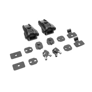 Rugged Ridge Locking Hood Catch Kit: Fits Most Jeep Wrangler / Gladiator Models (2007-2026)