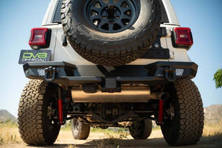 DV8 Offroad MTO Rear Bumper w/ Tire Carrier (REAR): Jeep Wrangler JL 2018-2026 2.0L/3.6L