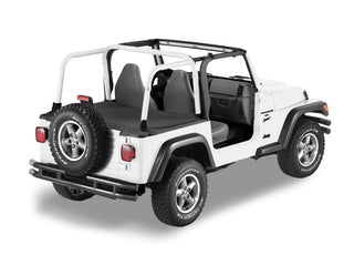 Bestop Duster Deck Cover (REAR): Jeep Wrangler TJ 2003-2006 4.0L I6 - Black Diamond