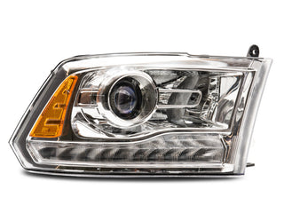 Raxiom LED Halo Headlights w/ Switchback Turn Signals (FRONT): Fits Most Hemi Models