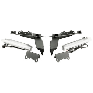 Rugged Ridge Chop Brackets Front Fender w/ DRLs (FRONT): Jeep Wrangler JL/JT 2018-2026 Rubicon