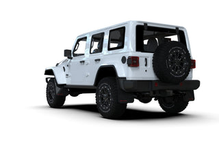 Rally Armor UR Mud Flap w/ Red Logo: Jeep Wrangler 2018-2025 3.6L/2.0L Turbo