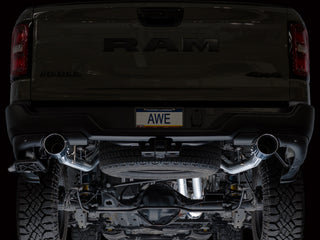 AWE Tuning Rebel Catback Exhaust Chrome Tips: Ram 1500 3.0L 2025-2026