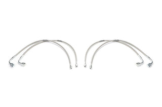 Fabtech 07-18 Jeep JK 4WD Front & Rear Extended Brake Line Kit