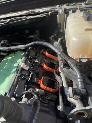 Ripp High Performance Coil Packs Kit: Jeep Wrangler (07-18, 18-26) / Gladiator JT (18-26) - Mopar Orange/Steel Gray