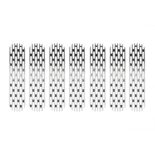 DV8 Offroad Polished Grille Inserts: Jeep Wrangler (2007-2017) / Wrangler JK 2018