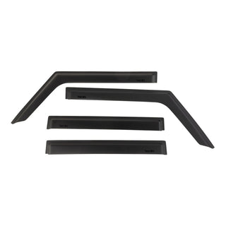 Rugged Ridge Window Visors Matte Black: Jeep Wrangler JL/JT 2018-2024 3.6L/6.4L 392