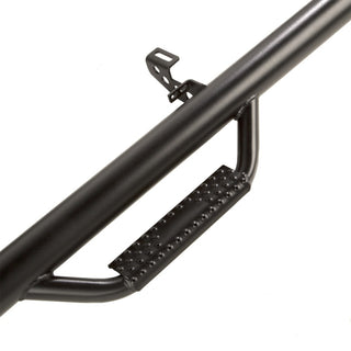 Rugged Ridge Spartan Nerf Bar Textured Black: Jeep Wrangler JL 2018-2024 2.0L/3.6L