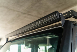 DV8 Offroad Light Bar Mount Low-Profile: Jeep Wrangler JL 2018-2026 / Gladiator JT 2020-2026