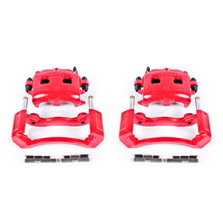 Power Stop 02-05 Dodge Ram 1500 Front Red Calipers w/Brackets - Pair