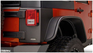 Bushwacker Trail Armor Rear Corners: Jeep Wrangler / Wrangler JK (2007-2018) - Black