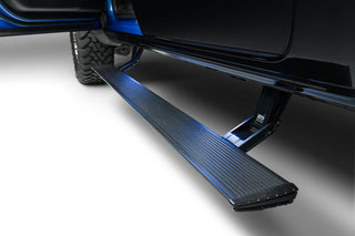 AMP Research Black PowerStep Xtreme: Ram 1500 2019-2024 w/ OEM Style Illumination