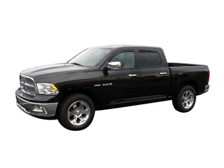 AVS Ventvisor In-Channel Low Profile Window Deflectors (4PC, Smoke): Dodge RAM Quad Cab 2009 - 2018 (1500, 2500, 3500)