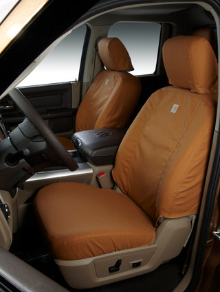 Covercraft 19-24 DodgeRam 1500 Carhartt SeatSaver Custom Second Row Seat Covers - Brown