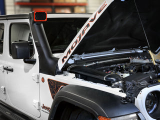 aFe POWER Dynamic Air Scoop D.A.S Snorkel (FRONT): Jeep Gladiator Mojave 2020-2025 3.6L V6