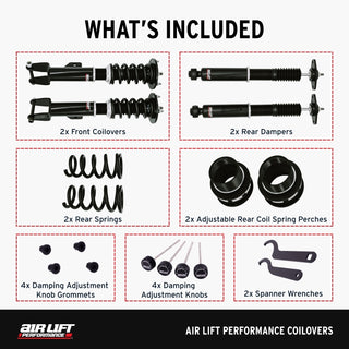 Air Lift Performance 11-23 Chrysler 300 / 15-23 Dodge Challenger Coilover Kit